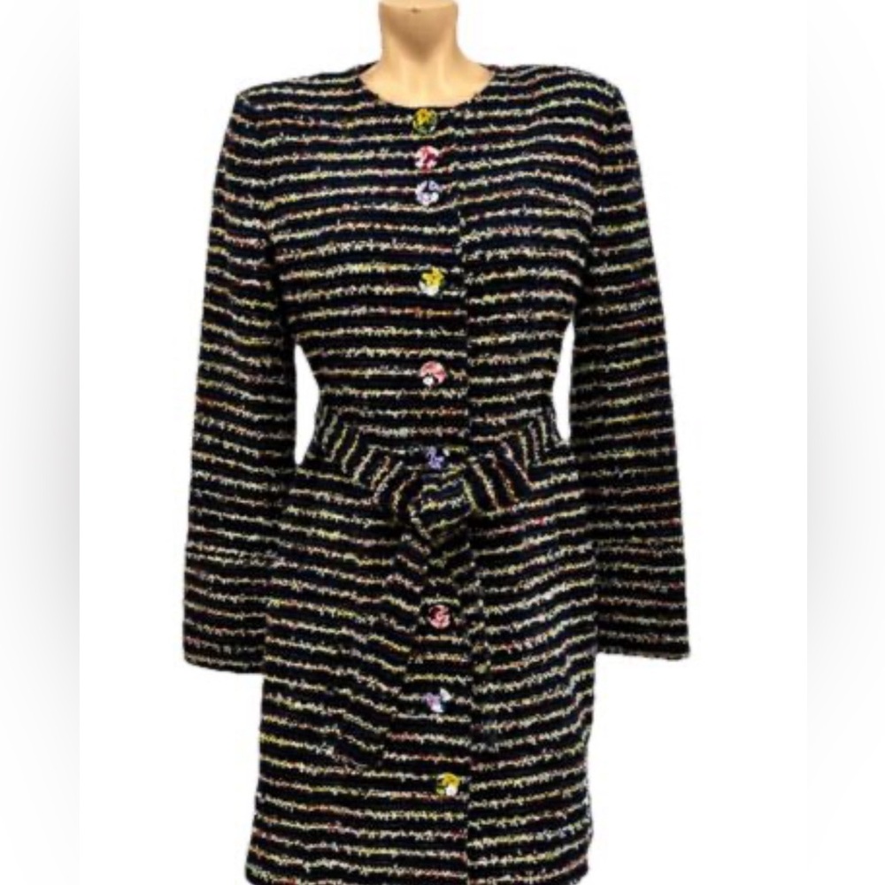 NWT 🪻Cabi Tweed Button up Coat